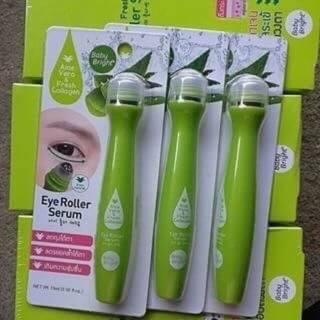 Aloe Vera &amp; Fresh Collagen Eye Roller Serum 15g Baby Bright   เซรั่มบำรุงผิวใต้ดวงตา ใช้ง่ายด้วยหัวล