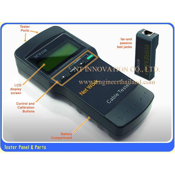 Multifunction Network LAN Phone Cable Tester Meter Shopee Thailand