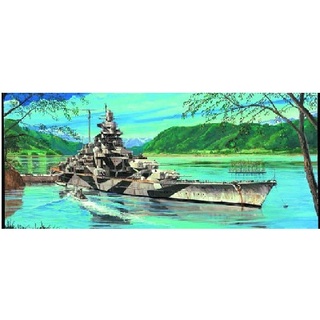 ชุดโมเดลเรือรบพลาสติก Trumpeter 05712 1/700 German Tirpitz 1944