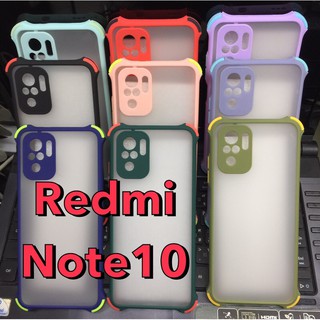 พร้อมส่งในไทย👉 เคสขอบนิ่มหลังแข็งขุ่นคลุมกล้อง For RedmiNote10