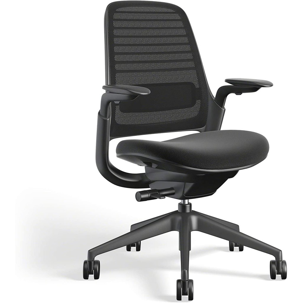 Modernform เก้าอี้เพื่อสุขภาพ Steelcase รุ่น Series1 โครงสีดำ พนักพิง