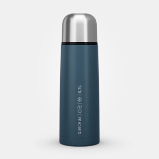 ขวดสเตนเลสสตีลเก็บอุณหภูมิสำหรับเดินป่าขนาด 0.7 ลิตร QUECHUA STAINLESS STEEL ISOTHERMAL HIKING BOTTLE 0.7 LITRE