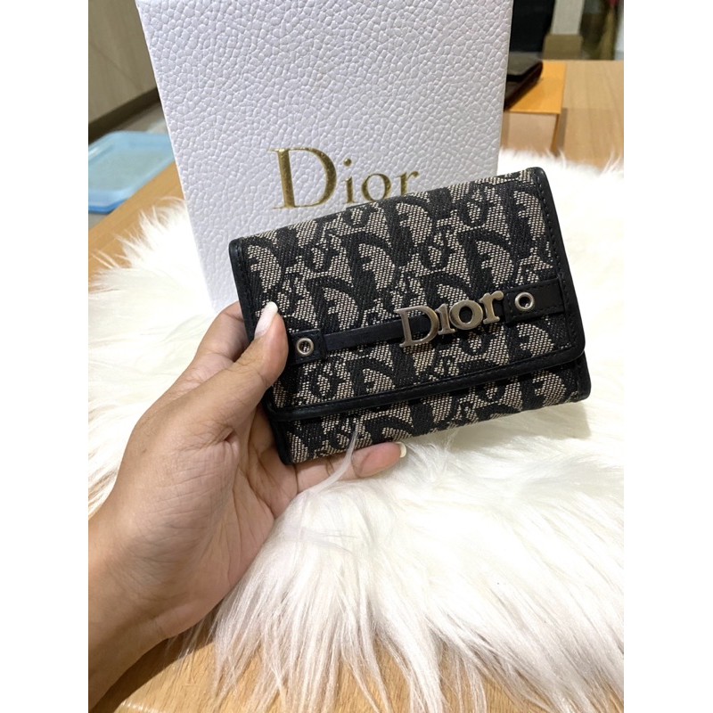 Dior กระเป๋าสตางค์แท้