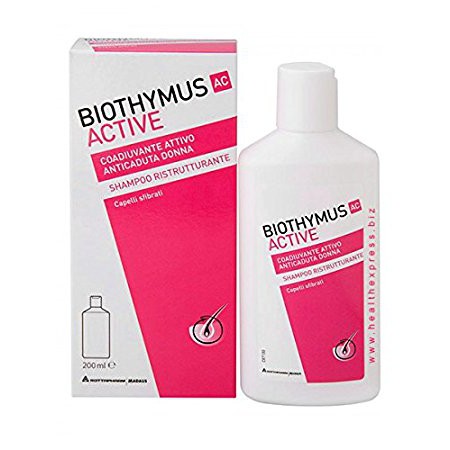 BioThymus AC Active Donna Shampoo Ristrutturante 200 ml. ไบโอไทมัส แชมพูสำหรับผมบาง ขาดหลุดร่วง