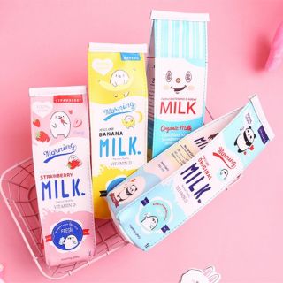 พร้อมส่ง กระเป๋าดินสอ ทรงกล่องนม น่ารักได้อีกกก