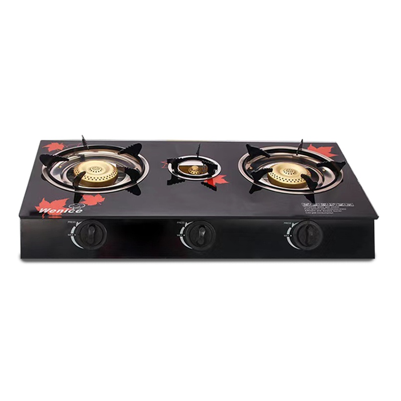 WJ เตาแก๊สแบบ 3 หัว ทำความสะอาดง่าย แบบฝังโต๊ะเตาไฟแรง ไม่เป็นสนิม gas stove เตาแก๊สหัวฟู่ ทนทานการใช้ ราคา ถูกที่สุด ดีลบีเคเค แกลเลอรีภาพที่ 9