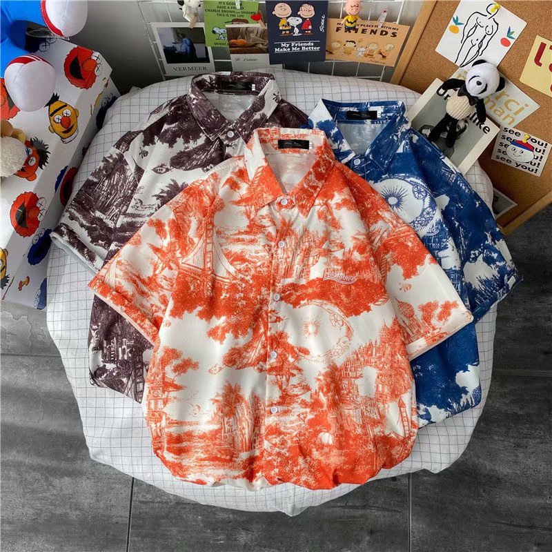 เสื้อฮาวาย เสื้อเชิ้ตผู้ชาย รุ่น 1179
