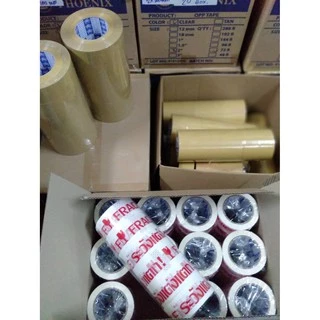 (1 ม้วน) เทปปิดกล่องพัสดุ เทปกาวกว้าง 2 นิ้ว ยาว 20 หลา ยาว 45 หลา BANNER
