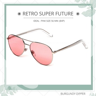 แว่นกันแดด SUPER : IDEAL : PINK SIZE 56 MM. (B4P)