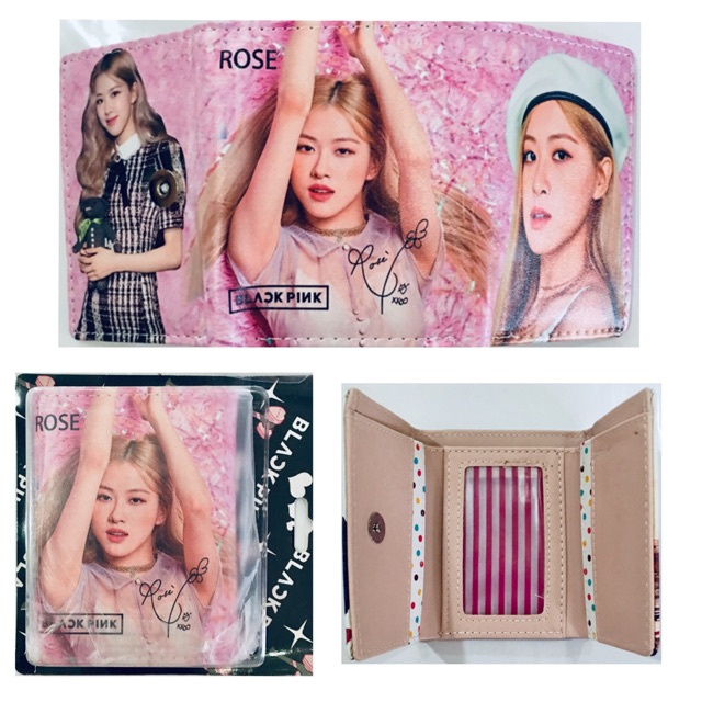 Blackpink: Rose/กระเป๋าเงิน 2 พับ 3 ตอน #ส่งฟรี