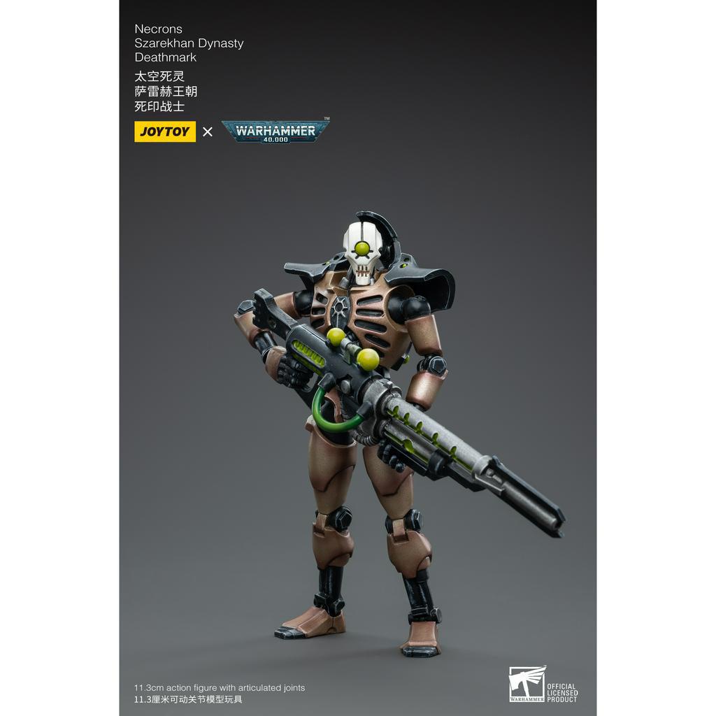 [พร้อมส่ง]JOYTOY: Necrons Szarekhan Dynasty Deathmark Set of 2 JT4164 แอคชั่นฟิกเกอร์
