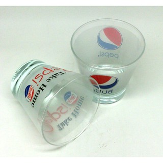 Set 2 ใบ แก้ว Pepsi Cola ลาย Take Home แก้วน้ำสำหรับนักสะสม