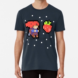 พร้อมส่ง เสื้อยืดลําลอง แขนสั้น คอกลม พิมพ์ลาย Celeste Celeste Madeline Video Game Steam Indie Tower Fall Strawberry Pix