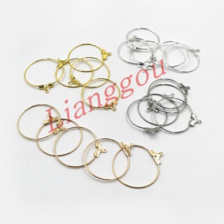 【P2S152】【30PCS/lot】25-40mm hanger earring circle round earring DIY accessories