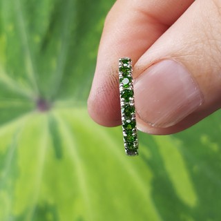 แหวนพลอยเขียว Green Chrome  Tourmaline