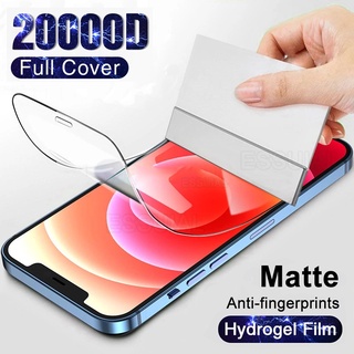 Matte Hydrogel Film Soft Full Cover Screen Protector iPhone 12 11 Pro Max 12 Mini XS Max X XR 7 8 6 6s Plus SE 2020 Front Back Film