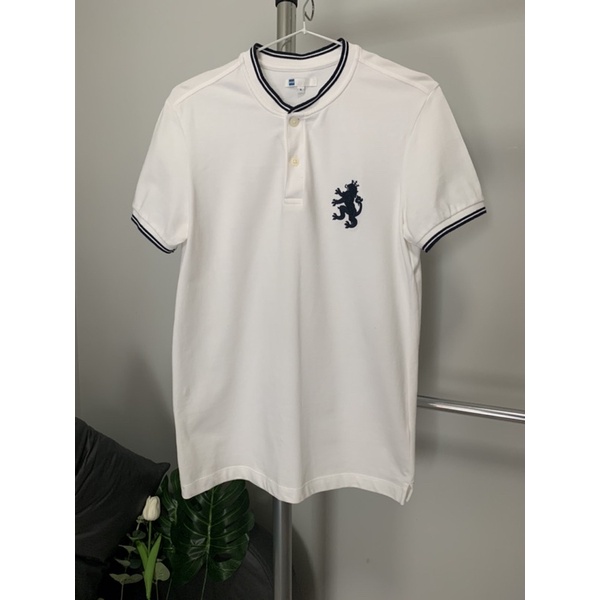 AllZ ส่งต่อเสื้อโปโล allz ผู้ชาย สีขาว