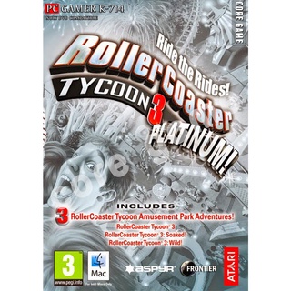 rollercoaster tycoon 3 แผ่นเกมส์ แฟลชไดร์ฟ เกมส์คอมพิวเตอร์  PC โน๊ตบุ๊ค