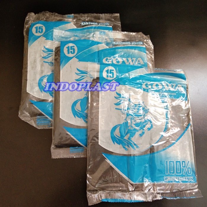 10 แพ็คของถุงพลาสติก HDPE GOWA PAK HK / พลาสติก HDPE