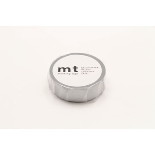 mt masking tape silver (MT01P206) / เทปตกแต่งวาชิ สี silver แบรนด์ mt masking tape ประเทศญี่ปุ่น