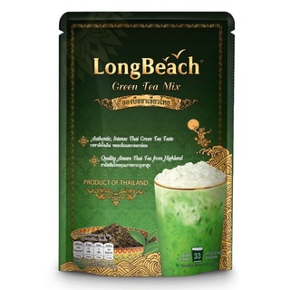 ลองบีชชาเขียว ขนาด 400 กรัม LongBeach Thai Green Tea#ชาเขียวไทย