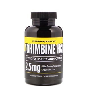 Primaforce, Yohimbine HCl, 2.5 mg, 90 Vegetarian Capsules