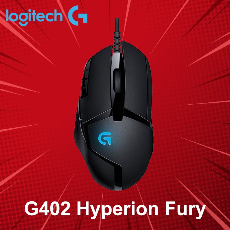 LOGITECH G402 Hyperion Fury FPS Gaming Mouse เม้าส์สำหรับเล่นเกม ประกันศูนย์ 2 ปี