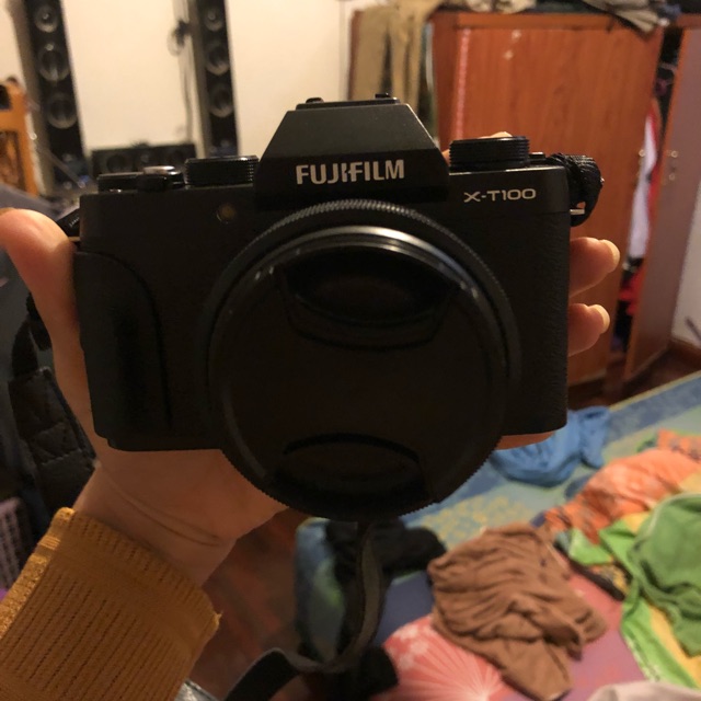 Fujifim x-t100 มือสองของเราใช้งานค่ะ xt100 กล้องFuji xt100