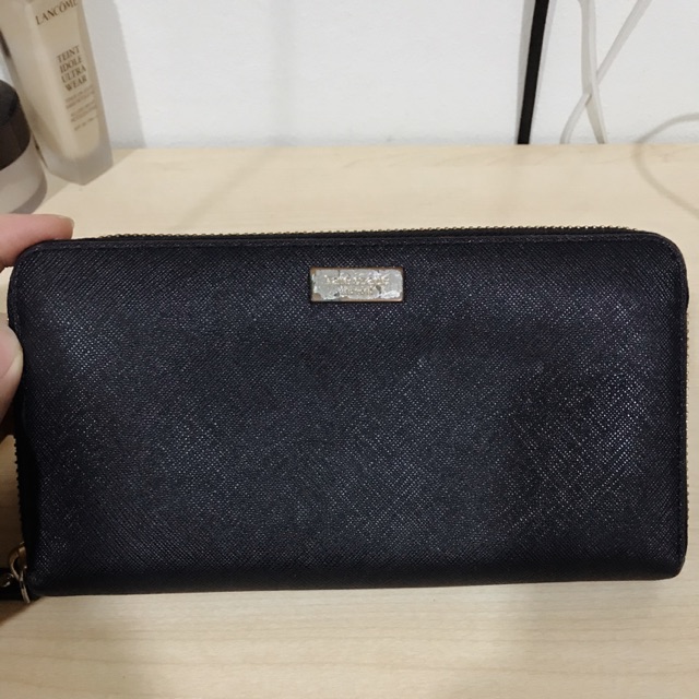 Kade spade zip around wallet แท้ 💯 กระเป๋าสตางค์มือสอง