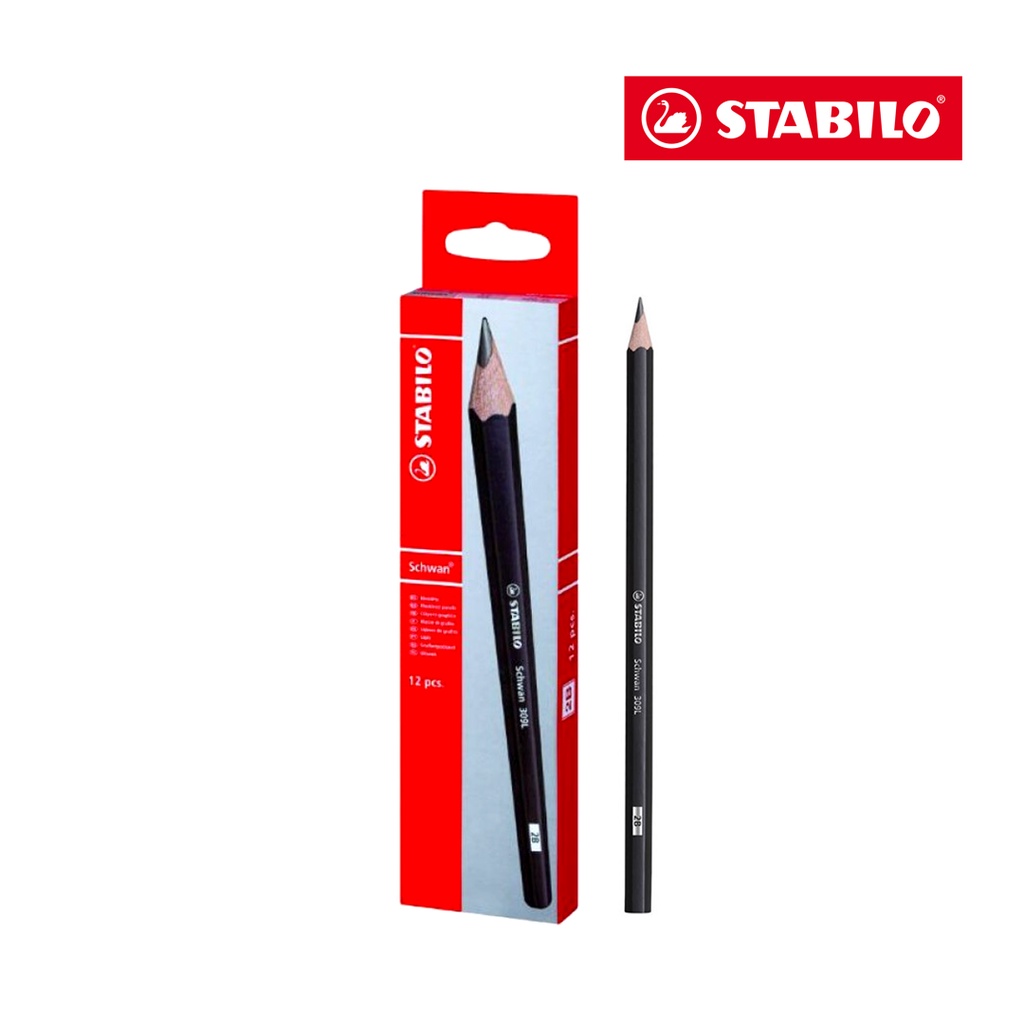 ดินสอ Stabilo ดินสอ Stabilo Graphite 2B 309L 12 ชิ้น (309L/2B)