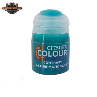 [P210พร้อมส่ง] Citadel : CONTRAST: AETHERMATIC BLUE (18ML)สีอะคริลิคสำหรับทาโมเดล