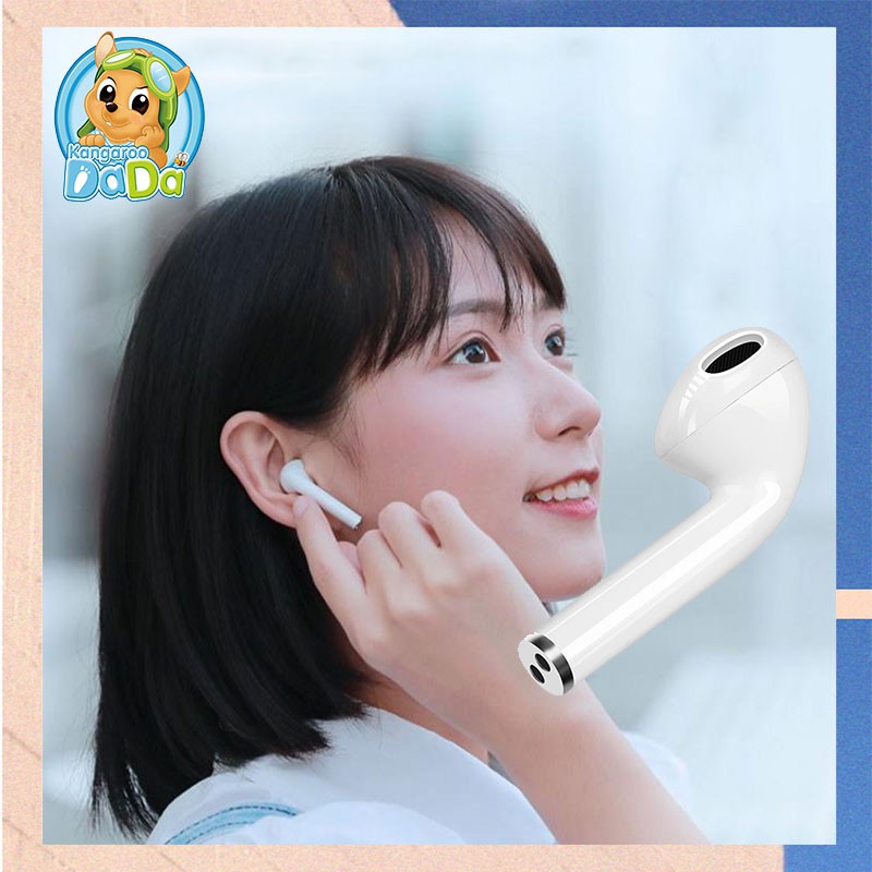 (Ready Stock)หูฟังข้างเดียว i7 Wireless Music Bluetooth Earphone V4.1 Headphone Stereo Single Blueto