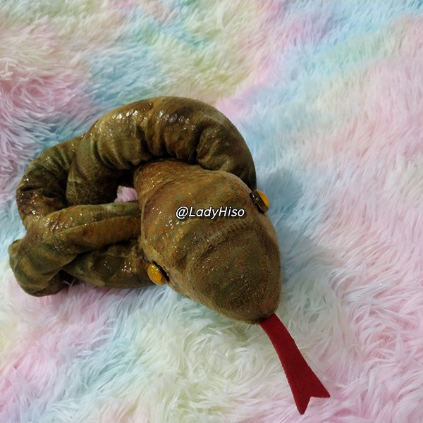 💕 Doll ตุ๊กตา Aurora 💕 ตุ๊กตางู งูเหมือนจริง ตุ๊กตางูเหมือนจริง ตุ๊กตาผ้า งูปลอม งานออโรล่า งูสีน้ำต
