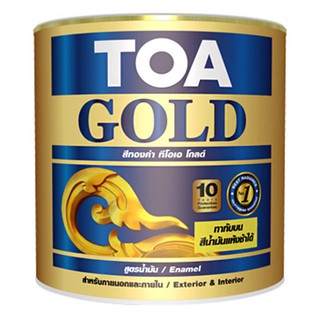 สีทองน้ำมัน TOA GE234 สีทองสวิส 1/4 แกลลอน