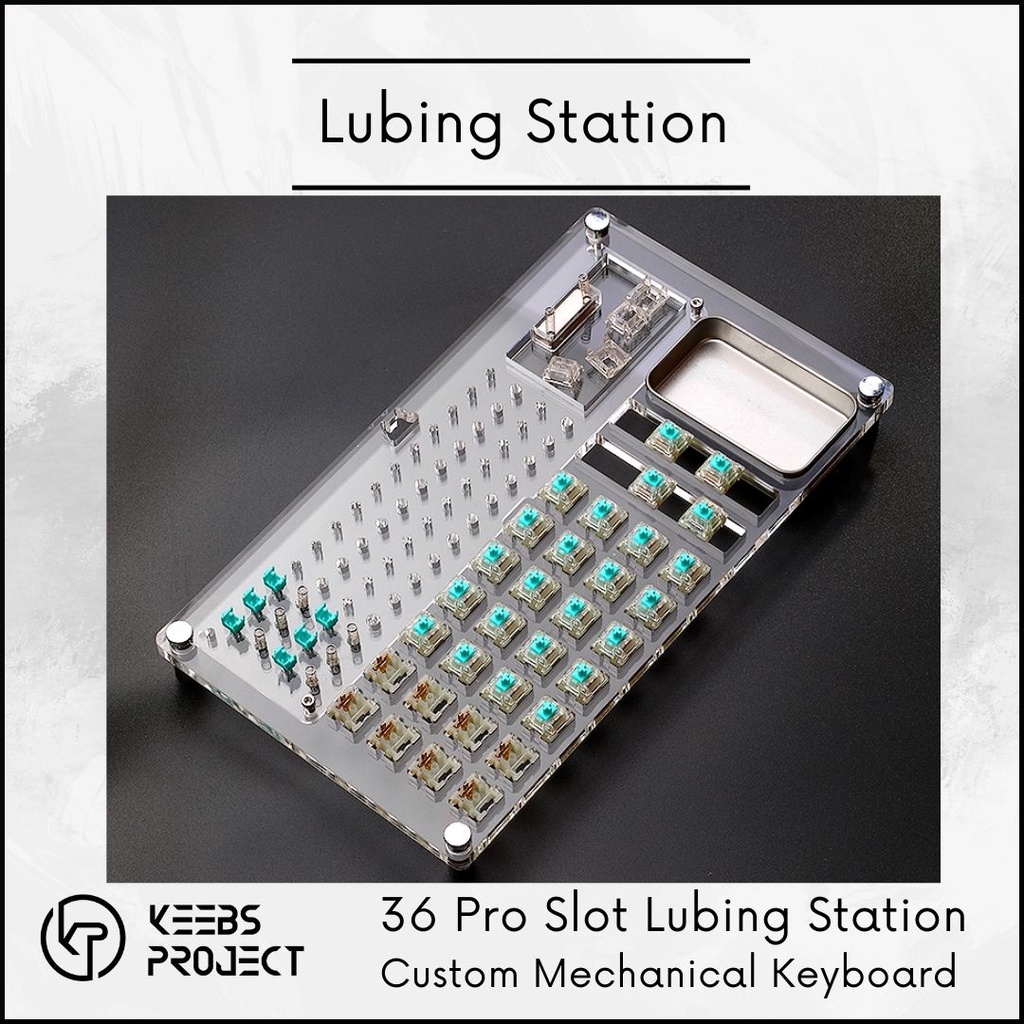 Kelowna Switches Lube Station v2 Lubing Station Tester Switches สําหรับคีย์บอร์ดแบบกลไก