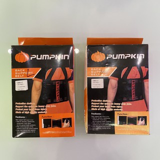 PUMPKIN เข็มขัดพยุงหลัง ชนิดสายคู่ ขนาด 8 นิ้ว SIZE L และ M