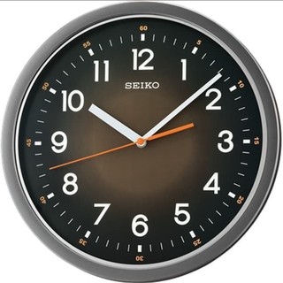 นาฬิกาแขวนผนัง Seiko QXA727K Qxa72727 สีดํา ของแท้ สไตล์ญี่ปุ่น