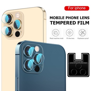 กระจกนิรภัยกันรอยเลนส์กล้องหลัง สําหรับ iPhone 14 13 12 11 Pro Max X XS XR 6 6S 7 8 Plus SE 2020