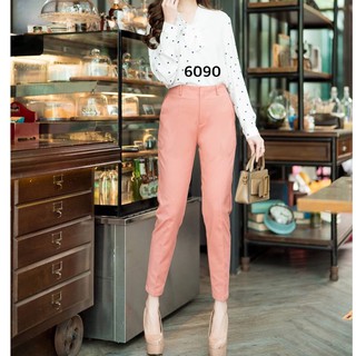 Maristar กางเกงขา9ส่วน  No.6090 เดฟ ผ้าSpandex+Cotton (พรีเมี่ยม)