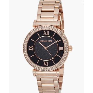 Michael Kors Womens MK3356 - CATLIN Rose Gold Tone Watch