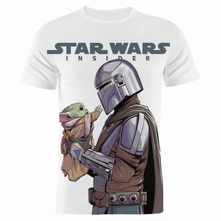 พร้อมส่ง เสื้อยืดลําลอง แขนสั้น พิมพ์ลาย Star Wars 3D แฟชั่นฤดูร้อน สําหรับผู้ชาย และผู้หญิง 2023