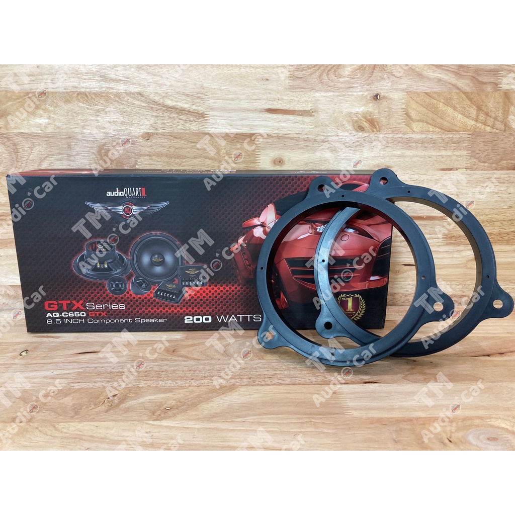 ฐานรองลำโพงตรงรุ่น NISSAN ลำโพงแยกชิ้น 6.5" AUDIO QUARTS AQ-C650 200WATTS จำนวน 1คู่