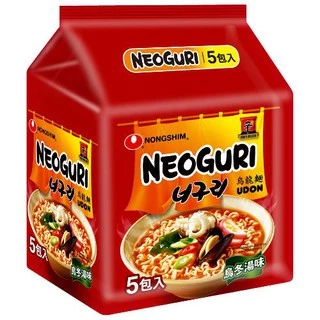 (PACK) NONGSHIM NEOGURI RAMYUN SEAFOOD & SPICY นอกูรี ราเมียน ซีฟู้ด แอนด์ สไปซี่ แบบแพ็ค