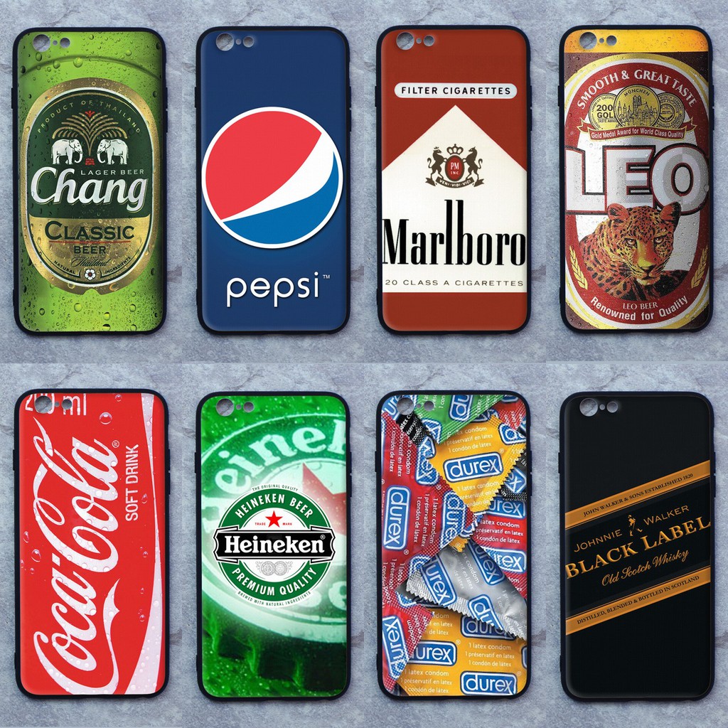 เคส Apple iphone 6 plus / 6s plus ใช้เคสเดียวกัน ลายเครื่องดื่ม ขอบนิ่มหลังแข็ง เคสมือถือ เคสโทรศัพท์ Case