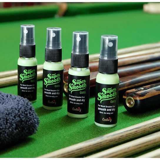 น้ำยาขจัด SUPER SMOOTH เพื่อฟิวลื่งที่ดีกว่าในการแทงลูกสนุกเกอร์