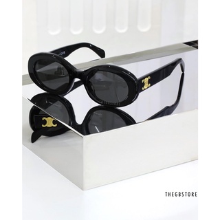แว่นกันแดด CELINE TRIOMPHE 01 BLACK CL40194 CL40194U "LISA" / 100% AUTHENTIC