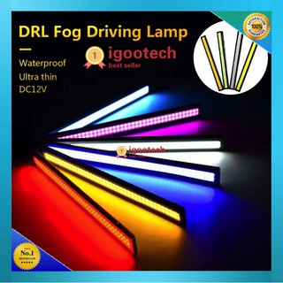 [1pc] igootech ไฟตัดหมอก LED DRL กันน้ำ DC 12 โวลต์ ขนาด 17 ซม. สำหรับติดรถยนต์ 1 ชิ้น