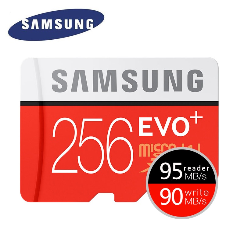 SAMSUNG EVO+  Micro SD 32G SDHC 80mb/s Grade Class10 Memory Card TF/SD Cards 64GB 128GB 256GB