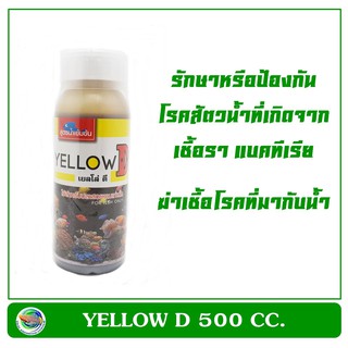 Yellow D  รักษาเชื้อรา  แผลตามตัว ตกเลือด ในปลา by Thai Aquarium Center