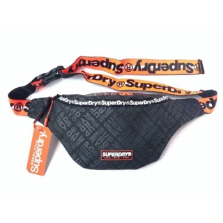 Superdry กระเป๋าคาด สายสะพายสีส้ม ขนาด : 25 x 17 x 8cm